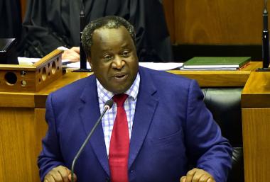 South Africa’s Finance Minister Tito Mboweni