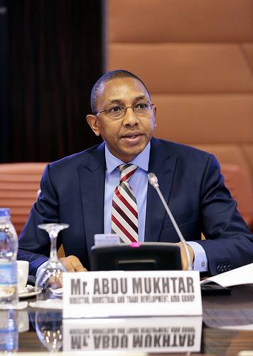 Abdu Mukhtar, the African Development Bank’s Director of Industrial and Trade Development