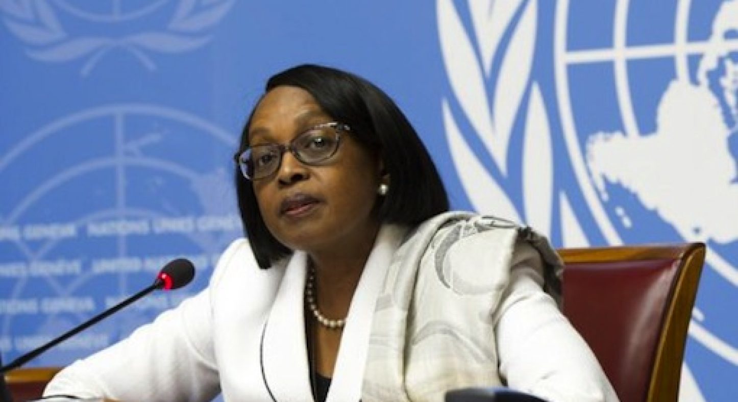 World Health Organization’s Africa chief, Matshidiso Moeti