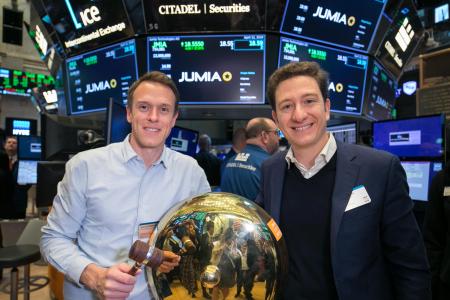 Jumia founders, Sacha Poignonnec and Jeremy Hodara