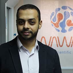 Dr. Omar Sakr, Nawah Scientific’s founder and CEO