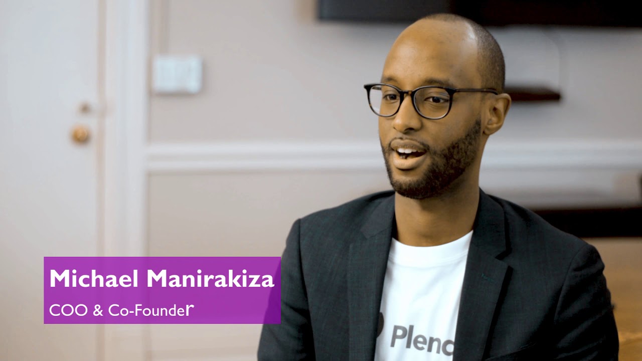 Michael Manirakza, COO, (Rwanda) and co-founder, Plendify