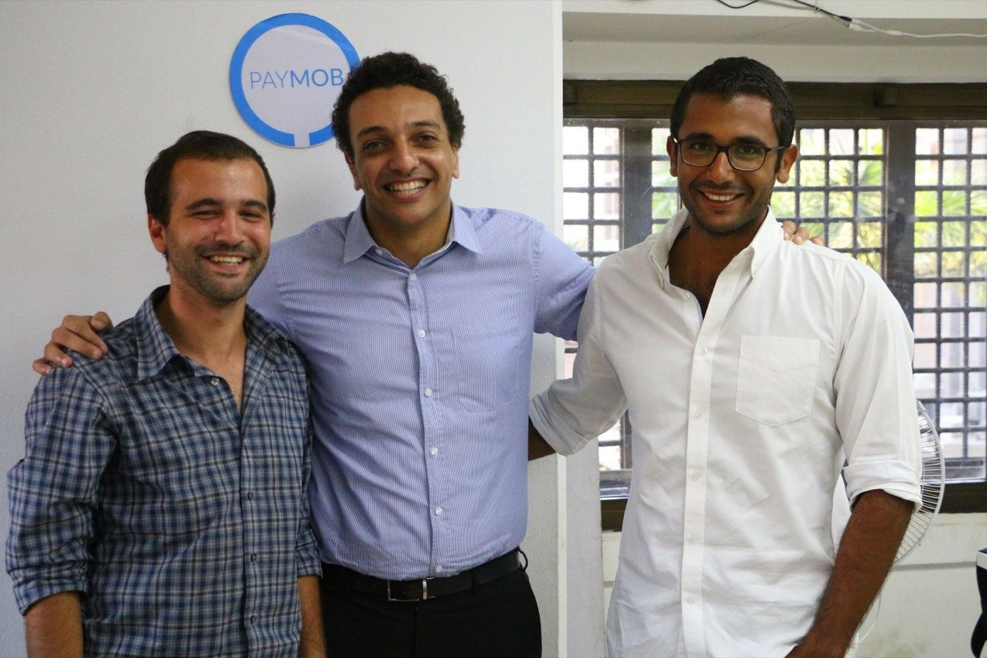 Islam Shawky, Alain El Hajj and Mostafa El Menessy, Paymob Founders