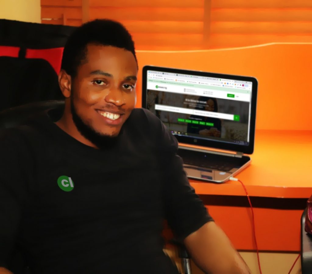 Classes.ng co-founder Daniel Osi