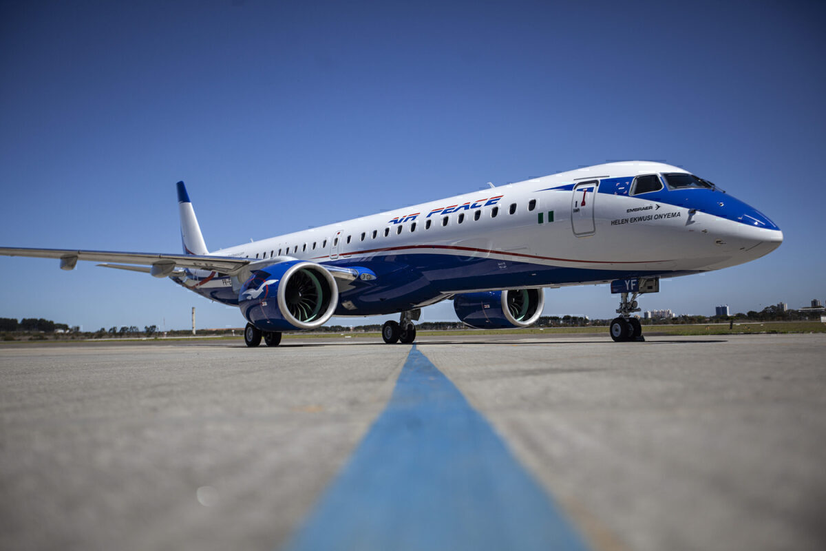 Air Peace Embraer E195-E2 Aircraft