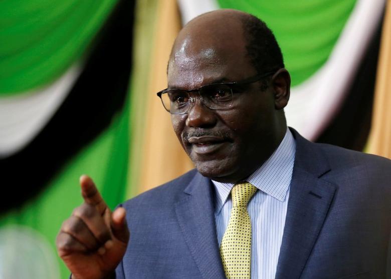 Kenyan Independent Electoral and Boundaries Commission(IEBC) chairman Wafula Chebukati