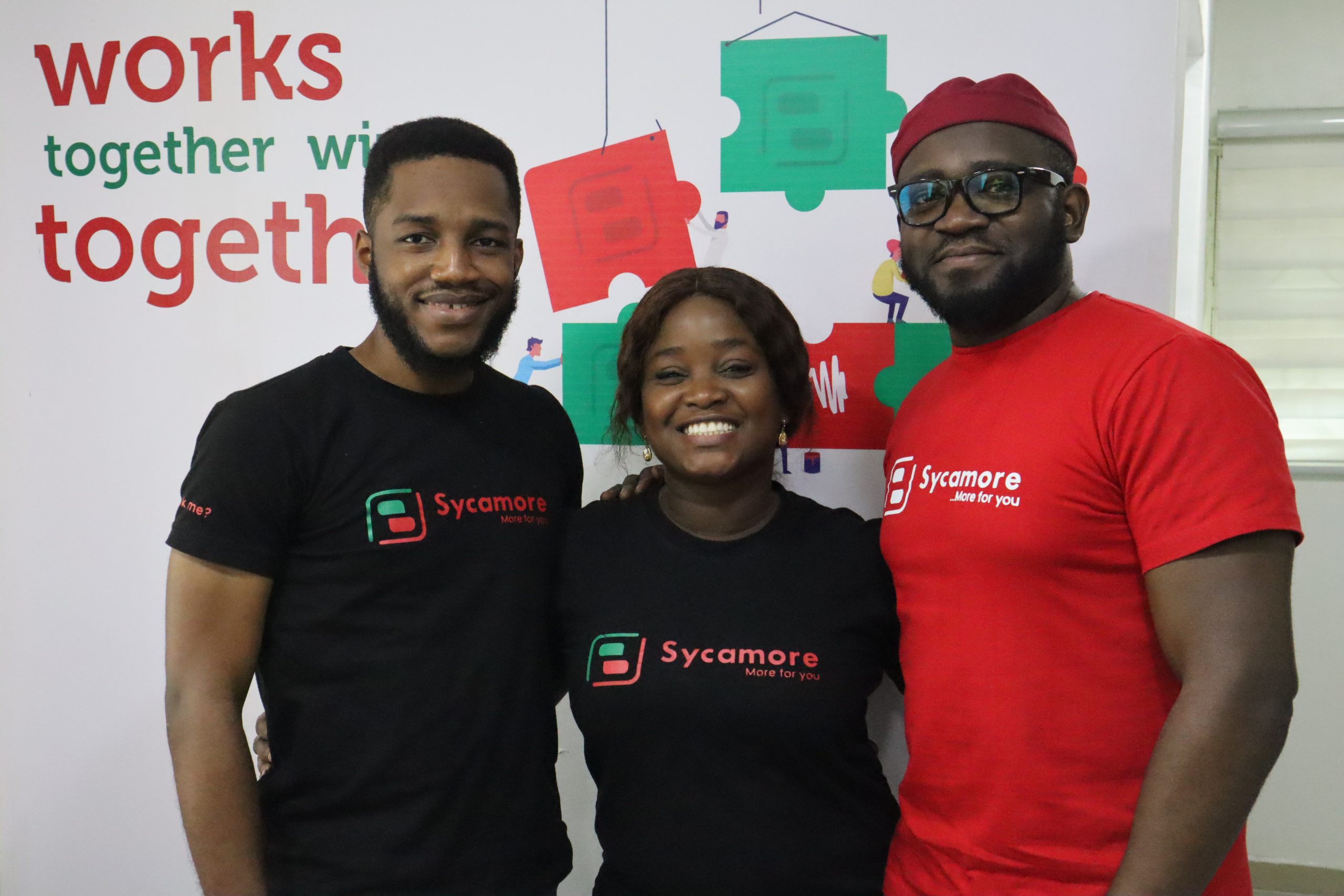 Sycamore co-founders Babatunde Akin-Moses, Onyinye Okonji and Mayowa Adeosun