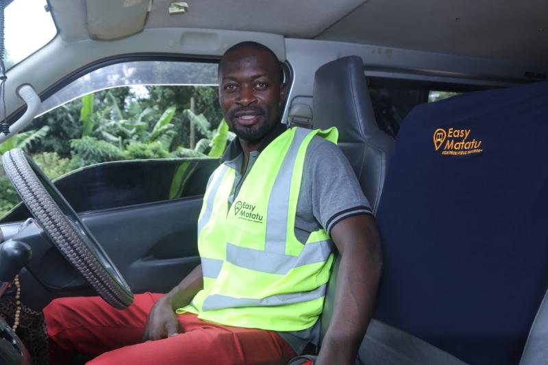 Easy Matatu co-founder Carl Andrew Lema